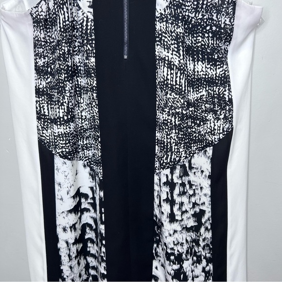 Bcbg Maxazria Ava Color Block Printed Dress Size Small - Picture 4 of 14